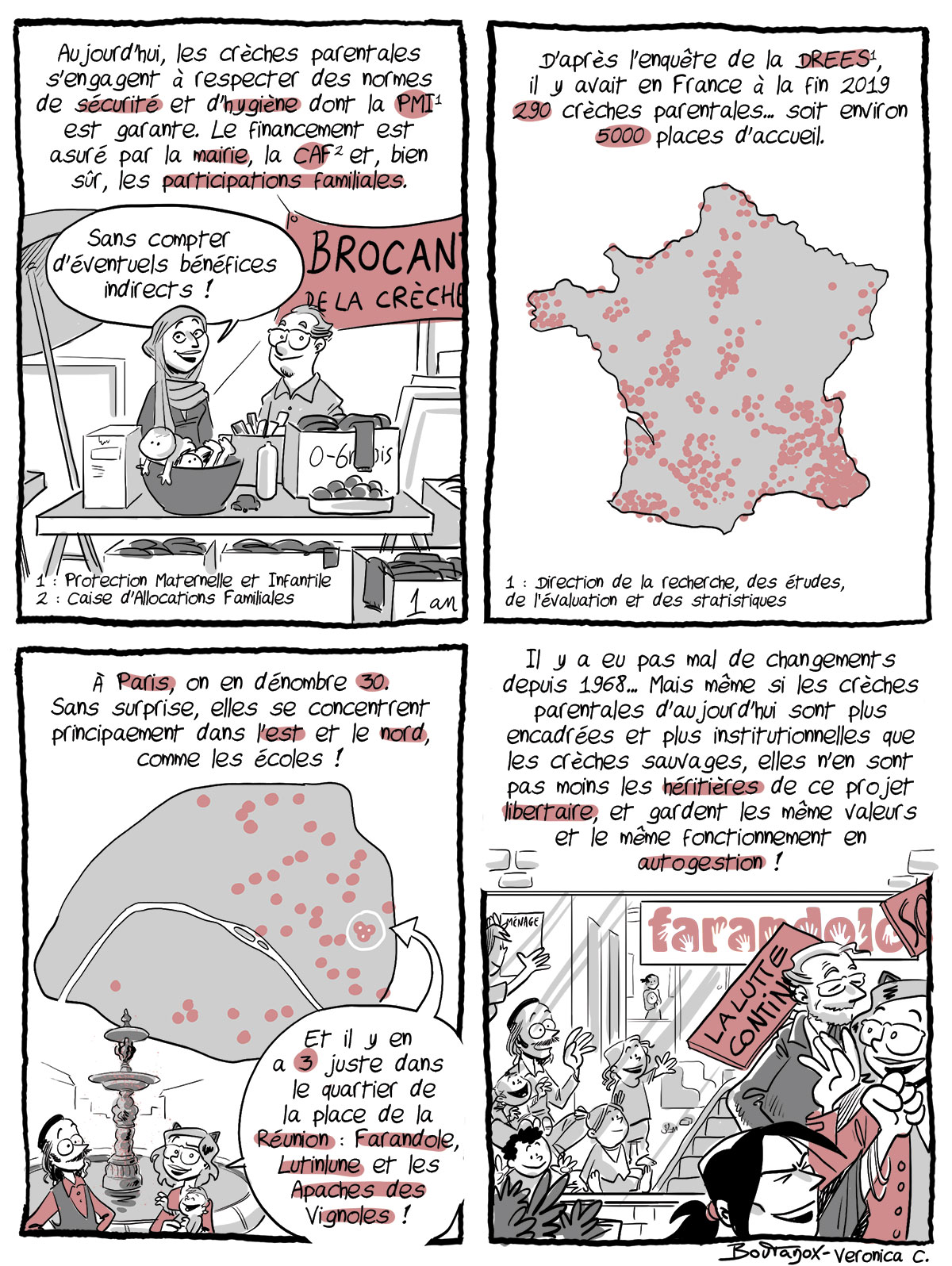 La page trois de la deuxième bande dessinée